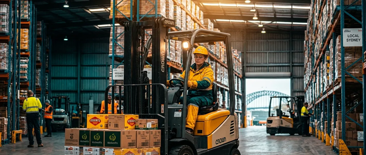 Construction leading hand directing a crew on a Sydney high-rise site — leadership and mentorship