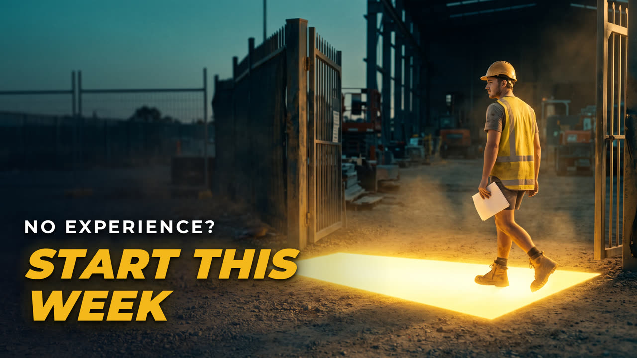 How to Get Into Construction With No Experience (Gear, White Card, Day One)