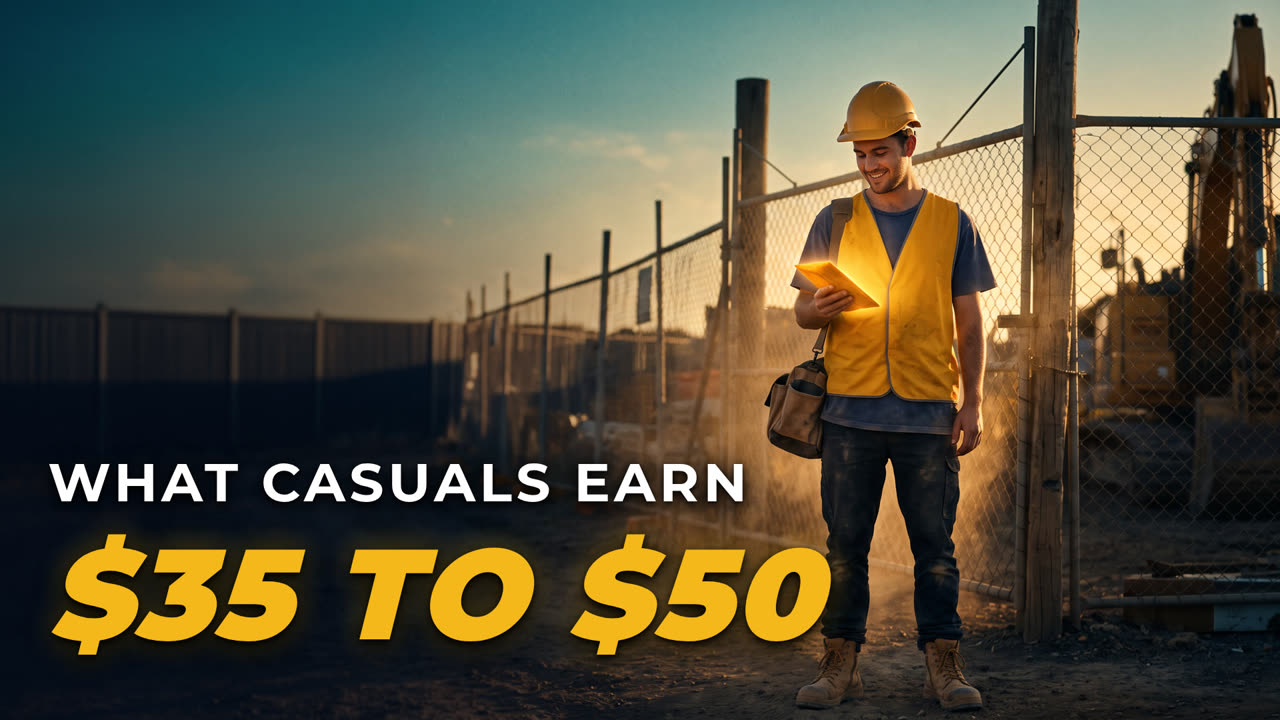 What You Can Really Earn as a Casual in Construction (And the 3 Ways Up)